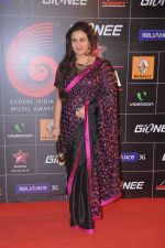 Poonam Dhillon at 4th Gionne Star Global Indian Music Academy Awards in NSCI, Mumbai on 20th Jan 2014